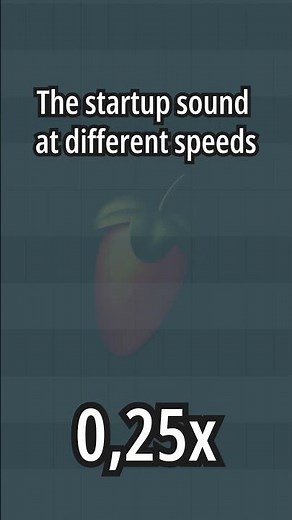 FL Studio startup sound at different speeds