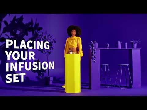Placing your infusion set