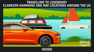 What's your favourite Clarkson, Hammond and May filming location? 🤔 Check out all that Alexa can offer you on your next drive here: https://amzn.to/3IY3MEY | DRIVETRIBE