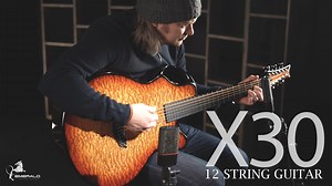 If you want a big sound, you need a big bodied guitar to catch all those low, mid and high end frequencies. It’s deep at the low end, punchy in the middle and sparkles in the highs. The X30-12 is a full bodied 12 string with an incredibly big sound to match it. | Emerald Guitars