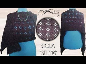 Beginners? No problem! The Selma Stole is elegant, quick, and super simple!