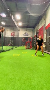 One handed on the run throwing & fielding on a ball hit right of center. When fielding the ball in this lane field it right outside the left foot, right hip exchange, throw off the right. Progression drills: Throwing •Ball in glove with left foot forward hinge the elbow to bring the glove to center chest as the right forward come forward - throw off right •Ball on ground , stand on right leg , pick the ball , pinch the elbow back , and turn underneath the chest (drill taken from @highlevelthrowi