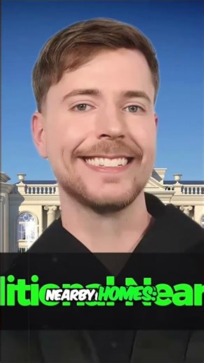 MrBeast's Real Estate Empire: How He Makes $1300/Day #shorts