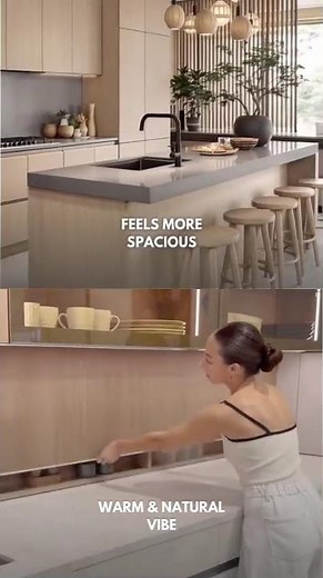 Want a Calm & Stylish Kitchen? Try Japandi 🤍