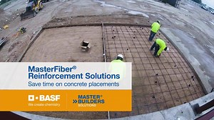 WATCH this video to see how using MasterFiber for concrete reinforcement can save time and money while improving safety, compared to typical steel reinforcement. Learn more about fiber-reinforced concrete at: http://bit.ly/2HEc5tW | Master Builders Solutions