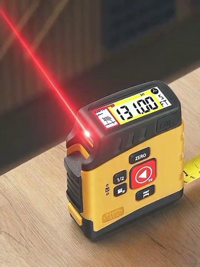 3-in-1 Digital Tape Measure with Laser Review | 165Ft Laser + 16Ft Tape Test #usa