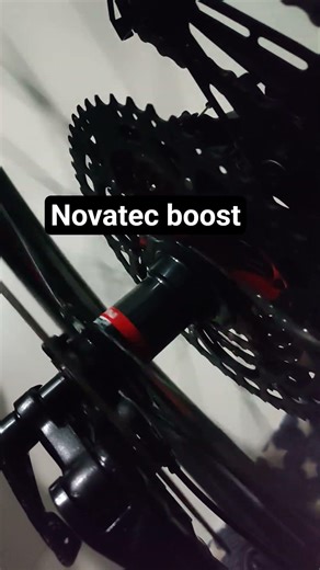Novatec hub upgraded spring/ sound check/ Boost rear/ D442SB B12 S4S