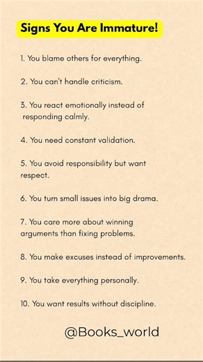 10 Signs You Are Immature (Fix These Now!) 🚨