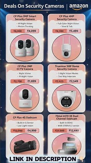 Best Security Camera Deals on Amazon 🔥#camera #cctv #viral #reels#sell#videospot#deals #amazon#bts