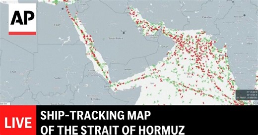 LIVE: Ship-tracking map of the Strait of Hormuz after Iran war grounds tanker traffic