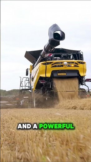 The world's largest and most advanced combine harvester: New Holland CR11