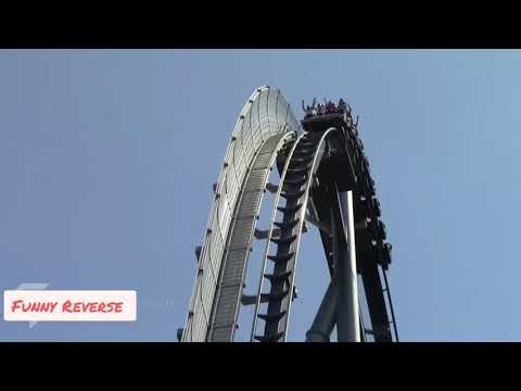 Silver Star Roller Coaster in Reverse! 😱 | Europa Park Reverse Ride (CoasterForce)