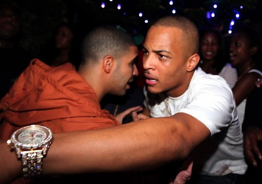 T.I. confirms who urinated on Drake after years of rumours