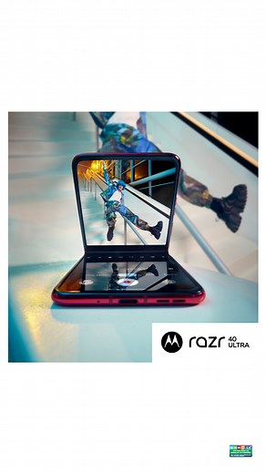 Ahora crear y capturar momentos es mucho más divertido, gracias al Flex View que sostiene el teléfono por sí solo en diferentes ángulos. 😎🤳 #Motorola #HelloMoto | Motorola