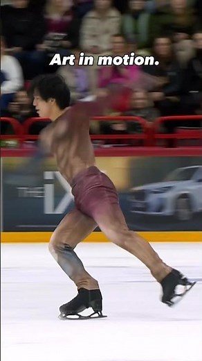 Adam Siao Him Fa turns the ice into a canvas and skates straight into the lead ✨⛸️🎨