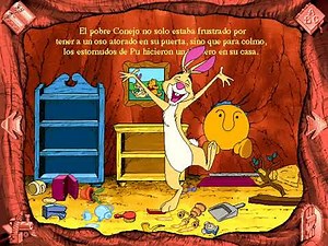 Disney Libro Animado Interactivo Winnie Pu La Gran Aventura de Winnie the Pooh 1977