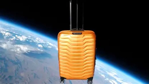 Samsonite sent their luggage into space in epic durability test