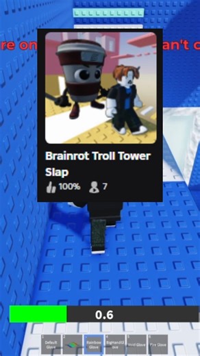 Brainrot Troll Slap Tower