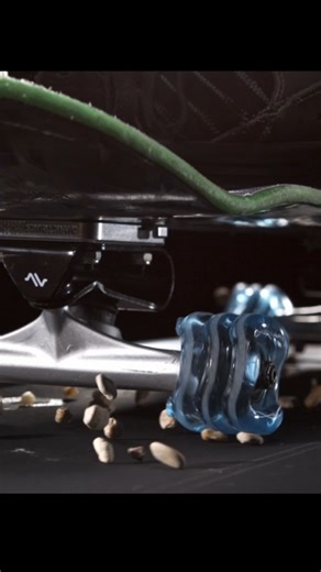 Shark Wheel in Slow Motion (Not AI) @skatephysics @switchguy | Shark Wheel