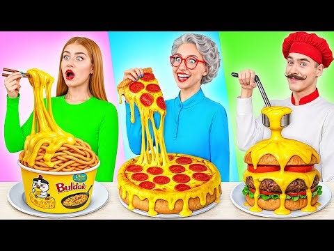 Me vs Grandma Cooking Challenge | Simple Kitchen Tricks by Multi DO Challenge