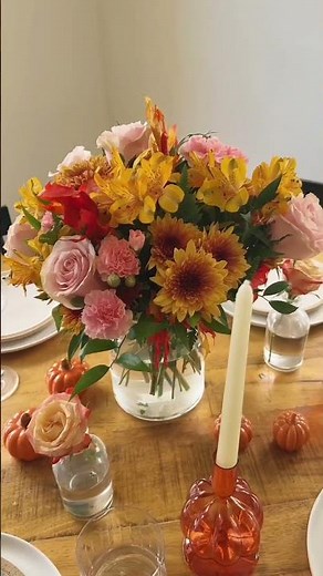 There’s no better centerpiece for your fall gatherings than one of our fall inspired fresh bouquets.