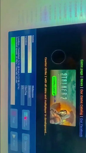 Downloading csgo legacy from 7launcher.if you want tutorial then comment me