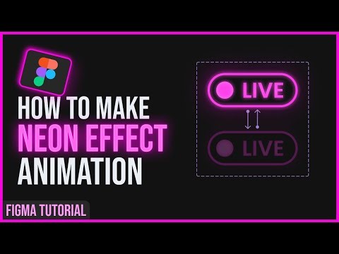 Neon Light Effect Animation in Figma