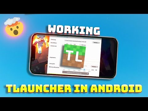 I Tried TLauncher in android 🔥(Working Minecraft Java edition)