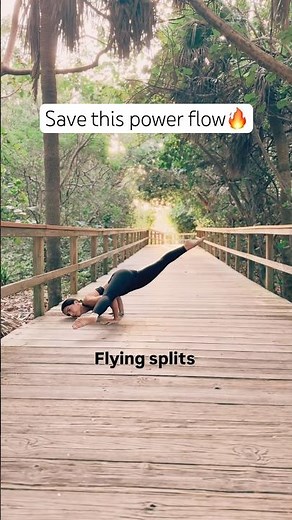 Save this power flow yoga sequence 🔥