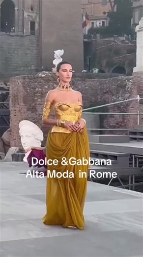 Alta Moda 2025: Dolce & Gabbana in Rome's Ruins