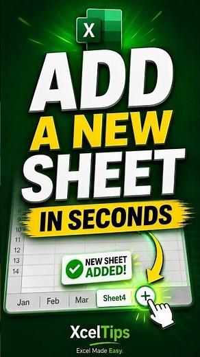How to Add and Rename a Worksheet in Excel in Seconds
