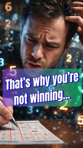 This is why you never win the lottery…