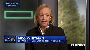 Watch CNBC's exclusive interview with HPE CEO Meg Whitman