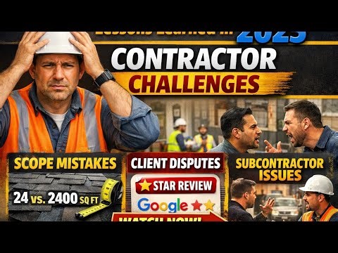 2025 Contractor Lessons Part 1 | Scope Mistakes, Client Disputes & Chicago Rehab Reality