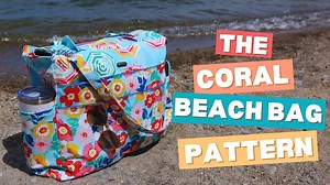PDF Sewing Pattern - Coral Beach Bag by Charmed by Ashley - Etsy