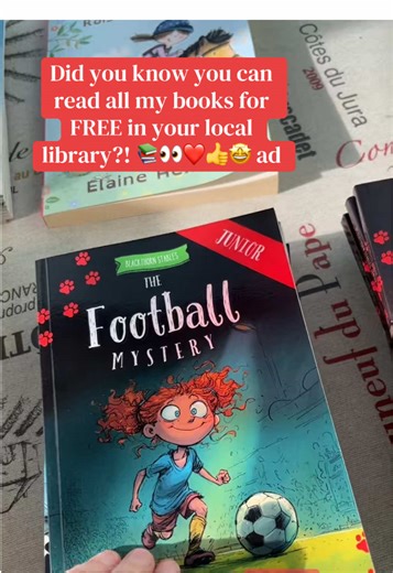 Did you know you can read all my books for FREE in your local library?! 📚👀❤️👍🤩 ad #dyslexiaawareness #dyslexia