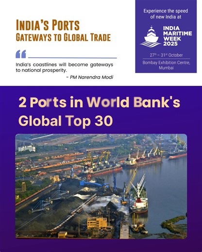 8K views · 175 reactions | India’s maritime sector is powering the nation’s rise - building the future port by port. Under the leadership of Hon’ble PM Shri Narendra Modi ji, our ports are setting global standards in capacity, efficiency and innovation. Be part of India’s port-led growth journey at the #IndiaMaritimeWeek2025. | Sarbananda Sonowal | Facebook