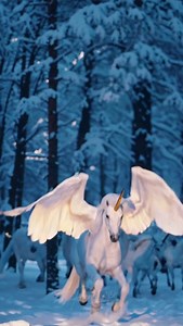 Unicorn spotted in the snow ❄️🦄✨ | Ali Aboutine