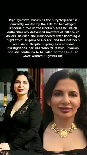 Cryptoqueen Vanishes After Allegedly Stealing BILLIONS FBI Still Can’t Find Her!#shorts