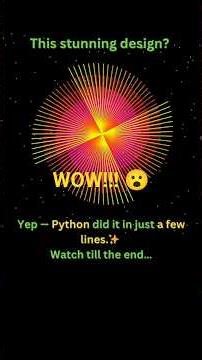 Turn a Few Lines of Python Into a Stunning Animated Galaxy! | Python Marg #shorts #youtubeshorts