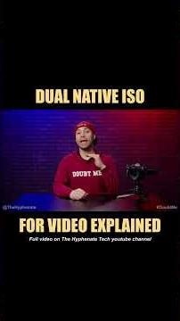 Multi Native ISO [ Dual & Triple Base ISO for Video Explained ] Tutorial