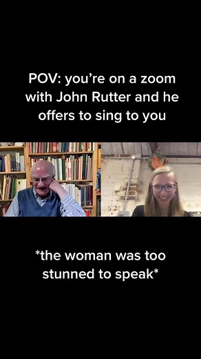 Virtual Choir Performance with John Rutter | Classical Music Zoom