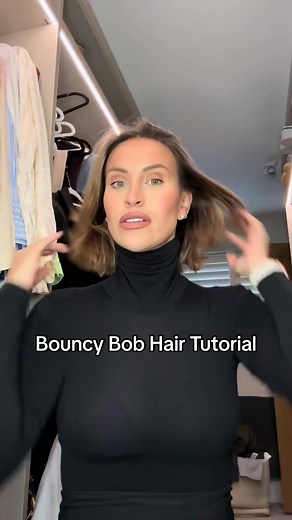 111K views · 833 reactions | This is your sign to get a bob… #bobbedhair #bob #bobhaircut #bouncyhair #hairtutorial #curls | Ferne McCann | Facebook