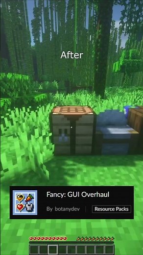 Fancy gui Overhaul | Minecraft Resource Pack