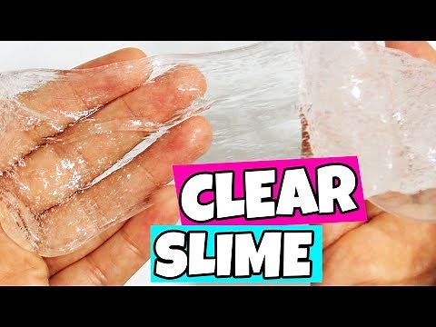 Slime DIY How to make instant Clear Slime! No Air bubbles!!! Must Try Slime Recipe