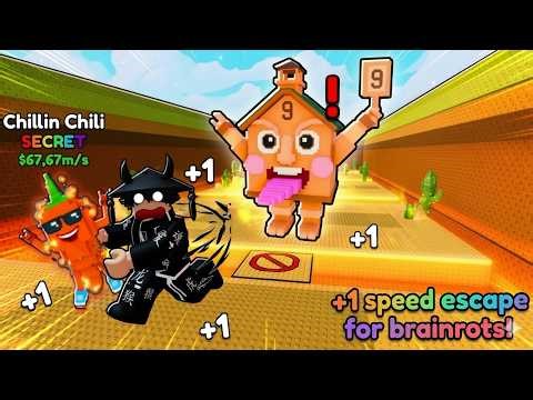 Can I Survive +1 Speed Brainrot? Playing With Everyone Live 50 #roblox #shorts