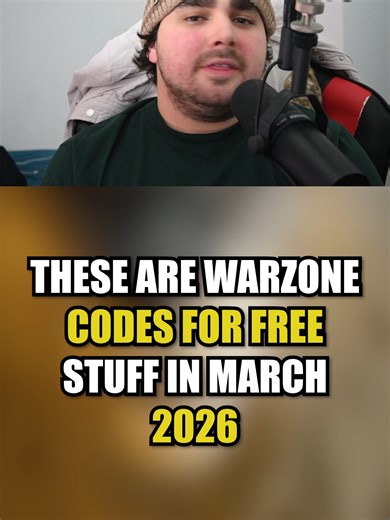 These are Warzone codes for free stuff in March 2026 #fyp #gaming #gamingontiktok #gamingszn #warzone #callofduty