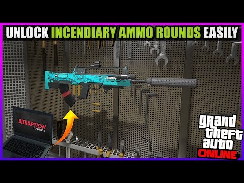 GTA 5 ONLINE- How To Unlock INCENDIARY Ammo Rounds Easily (UPDATED 2025)