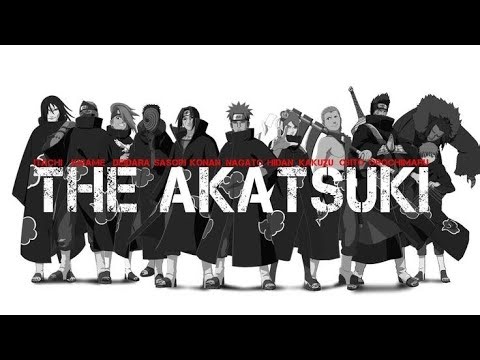 The akatsuki group of roge ninjas @naroto_4k.editz67 