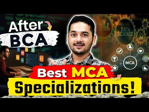 💥5 Best MCA Specialization After BCA🤩 Top 5 MCA Specialization 2026 #bca #mca #bcacourse #mcacourse